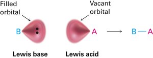 Lewis acid and Lewis base interaction