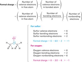Calculation of formal charge for sulfur and oxygen in dimethyl sulfoxide