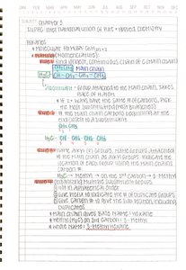 Handwritten notes on alkane nomenclature