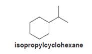 Isopropylcyclohexane structure