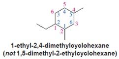 1-ethyl-2,4-dimethylcyclohexane structure