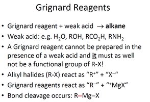 Grignard reagent properties