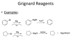 Grignard reagent examples