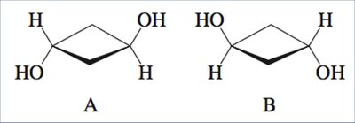Molecule with plane and center of symmetry