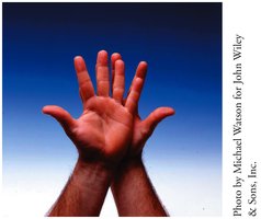 Two hands, not superimposable, illustrating chirality