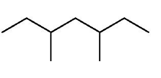 Bond-line structure of a branched alkane
