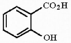 benzene ring with CO2H and OH substituents