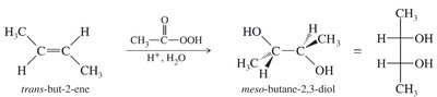 Anti-hydroxylation of alkenes