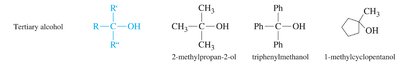 Examples of tertiary alcohols