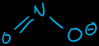 Nitrite ion resonance structure