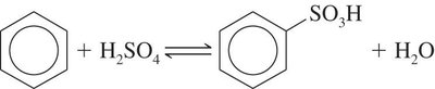 Sulfonation equilibrium