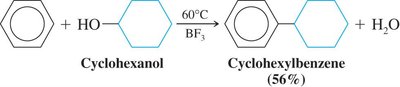 Alkylation with cyclohexanol