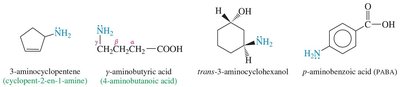 IUPAC names for amines