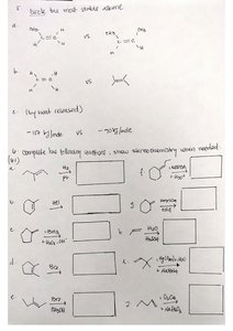 Organic reaction mechanisms and product boxes for completion
