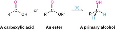 Reduction of carboxylic acids and esters to alcohols