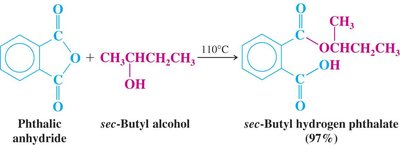Synthesis of esters from anhydrides: example