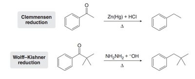 Reduction of aryl ketone to alkylbenzene
