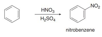 Mechanism of nitration: generation of NO2+ and EAS