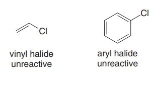 Vinyl and aryl halides are unreactive in Friedel–Crafts alkylation
