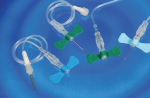 Butterfly needle blood collection set