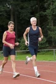 Older adults exercising