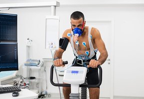 Lab test for cardiorespiratory fitness