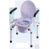 Commode chair for toileting assistance