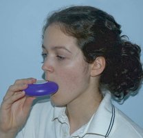 Dry powder inhaler use