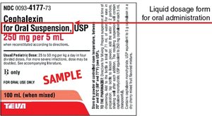 Drug label for oral suspension