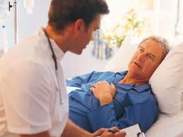 Doctor interviewing older patient