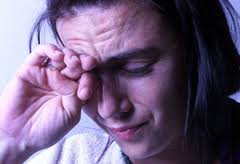 Person displaying emotion