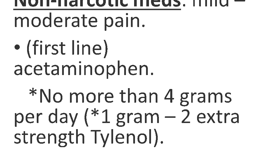 NSAIDS: eg. aspirin & ibuprofen Adverse effects