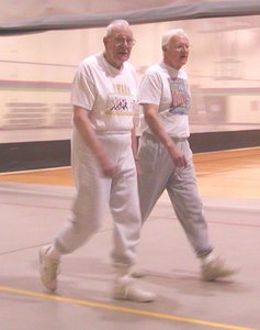Older adults walking for exercise
