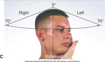 Cervical spine rotation