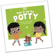 Children's potty training book cover