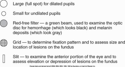 Ophthalmoscope viewing apertures