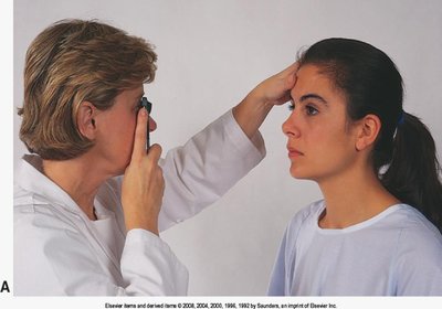 Ocular fundus examination