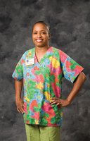 Phlebotomist in professional attire