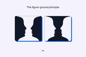 Figure-ground principle illustration