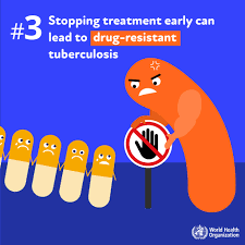 Stopping treatment early leads to drug-resistant TB