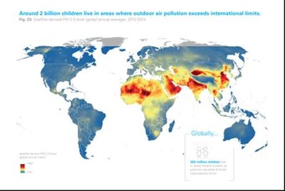 Global map of outdoor air pollution