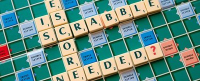 Scrabble game representing mental exercise