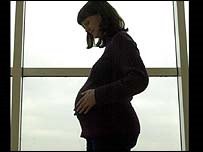 Pregnant woman representing maternal health
