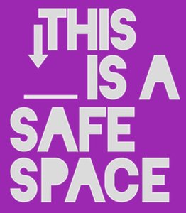 This is a safe space sign