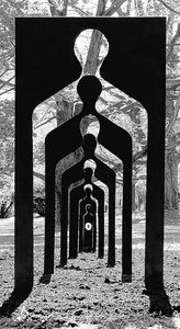 Seven Generations sculpture representing intergenerational impact