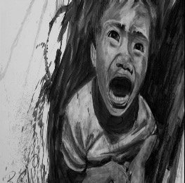 Artistic depiction of trauma