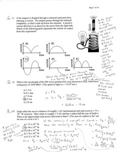 Bar magnet and solenoid current plots
