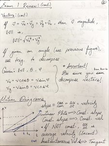 Vector decomposition using trigonometry and motion diagrams