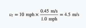 Calculation of runner's speed