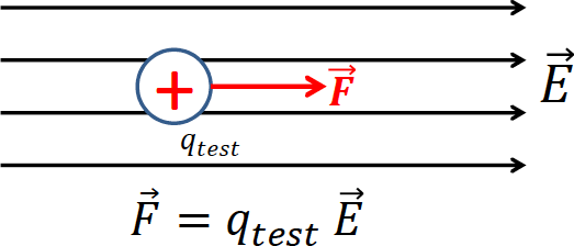Electric force direction